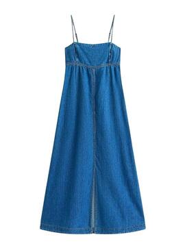 Abito Tommy Jeans Chambray maxi per donna