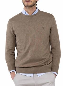 Maglia El Ganso con collo a scatola color topo per uomo