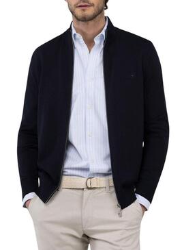 Cardigan El Ganso blu scuro per uomo