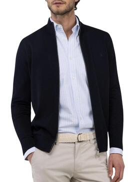 Cardigan El Ganso blu scuro per uomo