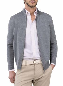 Cardigan El Ganso grigio per uomo