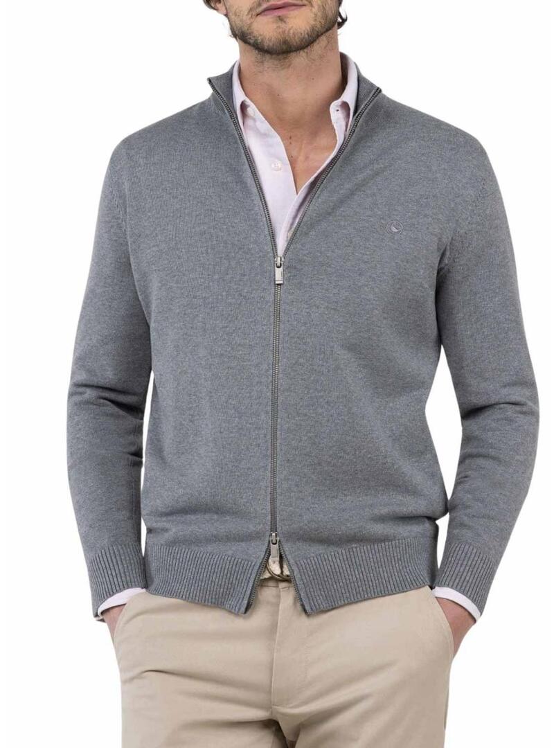 Cardigan El Ganso grigio per uomo