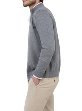 Cardigan El Ganso grigio per uomo