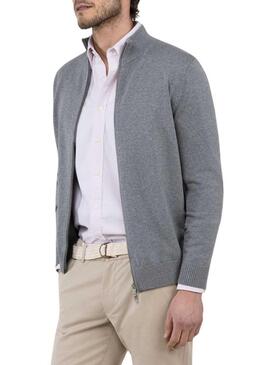 Cardigan El Ganso grigio per uomo