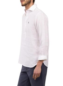 Maglietta El Ganso in lino bianco per uomo