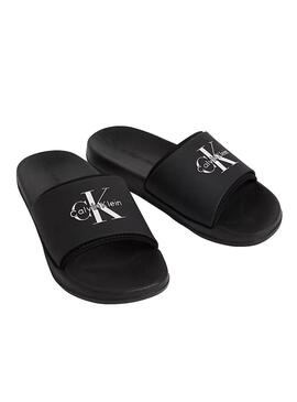 Sandali Calvin Klein Jeans Slide neri per uomo