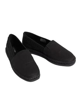 Alpargatas Calvin Klein Jeans Espadrille nere per uomo.