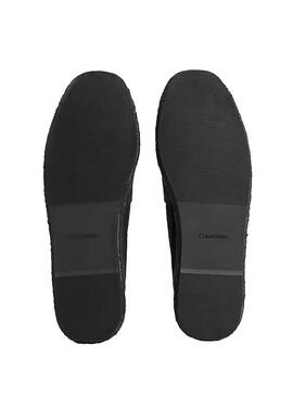 Alpargatas Calvin Klein Jeans Espadrille nere per uomo.