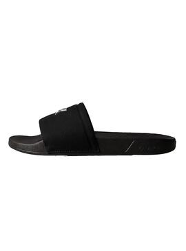 Sandali Calvin Klein Jeans Slide Canvas neri per donna.