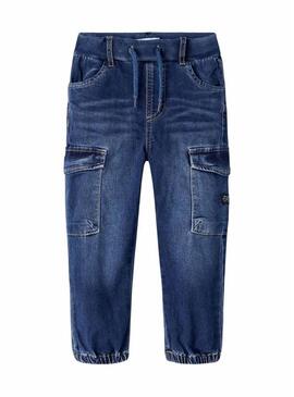 Pantaloni in denim Name It Ben blu scuro per bambino