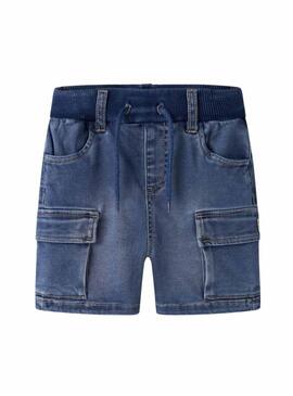Bermuda in denim Name It Ben blu per bambino.