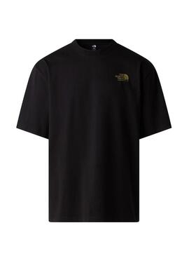 Maglietta nera The North Face Plant and Flora per uomo.