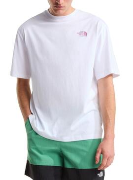 Maglietta bianca The North Face Plant and Flora per uomo.