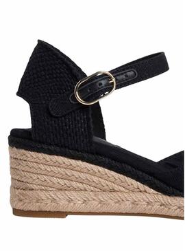 Espadrillas Tommy Hilfiger nere con zeppa media per donna