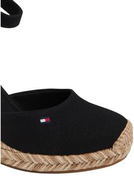Espadrillas Tommy Hilfiger Flag nere con zeppa alta per donna.