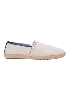 Espadrillas Tommy Hilfiger in chambray beige per uomo