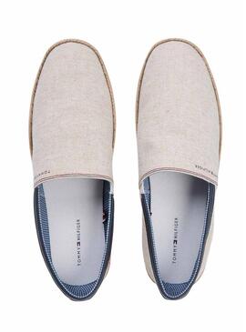 Espadrillas Tommy Hilfiger in chambray beige per uomo