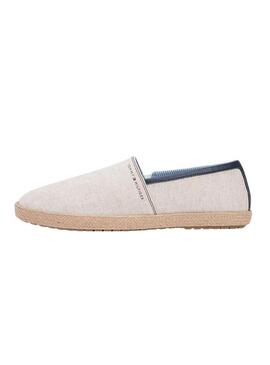 Espadrillas Tommy Hilfiger in chambray beige per uomo