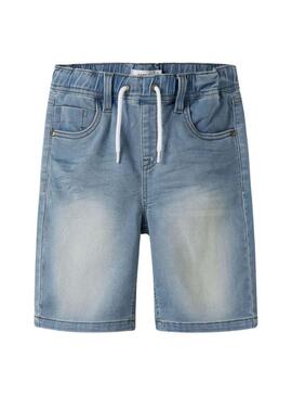 Bermuda in denim Name it Ryan Jogger blu per bambino.