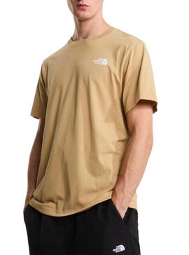 Maglietta The North Face Evo box beige per uomo