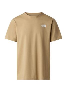 Maglietta The North Face Evo box beige per uomo