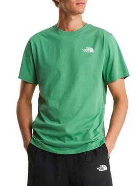 Maglietta The North Face Evo box verde per uomo