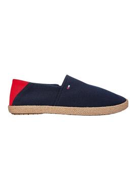 Espadrillas Tommy Hilfiger Core con logo blu marino per uomo