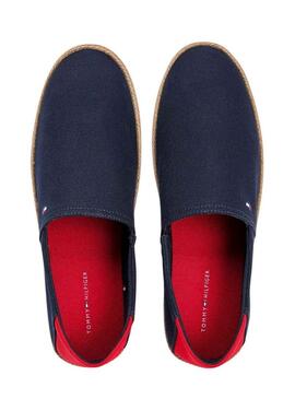 Espadrillas Tommy Hilfiger Core con logo blu marino per uomo