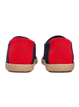 Espadrillas Tommy Hilfiger Core con logo blu marino per uomo