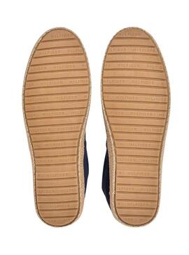 Espadrillas Tommy Hilfiger Core con logo blu marino per uomo