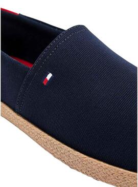Espadrillas Tommy Hilfiger Core con logo blu marino per uomo