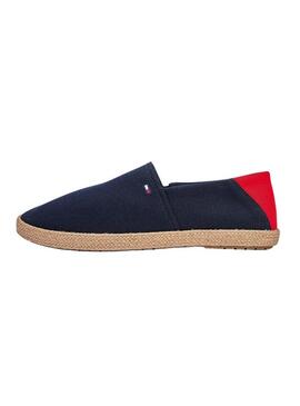 Espadrillas Tommy Hilfiger Core con logo blu marino per uomo