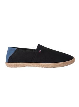 Espadrillas Tommy Hilfiger Core con logo nero per uomo