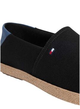 Espadrillas Tommy Hilfiger Core con logo nero per uomo