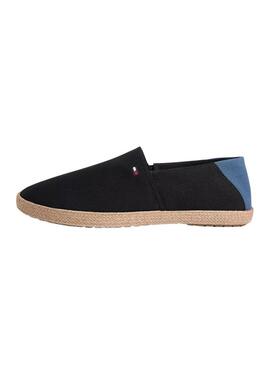 Espadrillas Tommy Hilfiger Core con logo nero per uomo