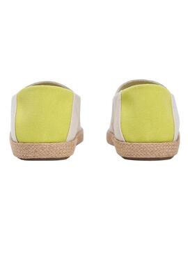 Espadrillas Tommy Hilfiger Core con logo beige per uomo.