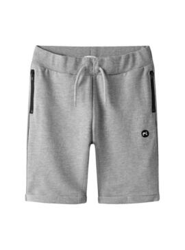 Nome delle Bermuda Name It Vimo grigie per bambino.