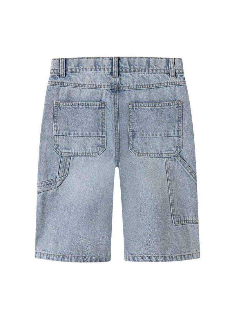 Bermuda in denim Name It Ryan blu per bambino