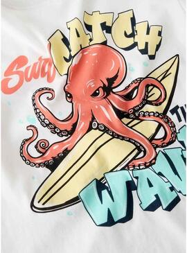 Maglietta Name It Fane bianca per bambino