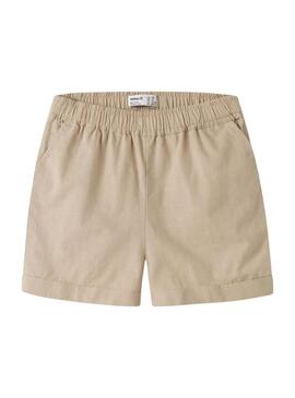 Shorts Name It Filip cammello per bambino