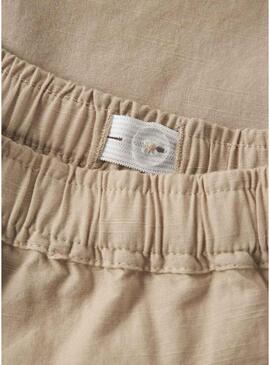 Shorts Name It Filip cammello per bambino