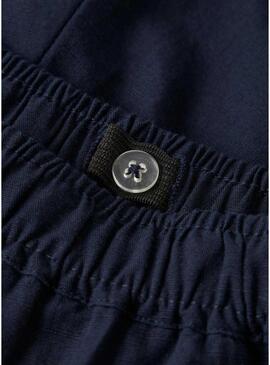 Pantaloni corti Name It Filip blu navy per bambino