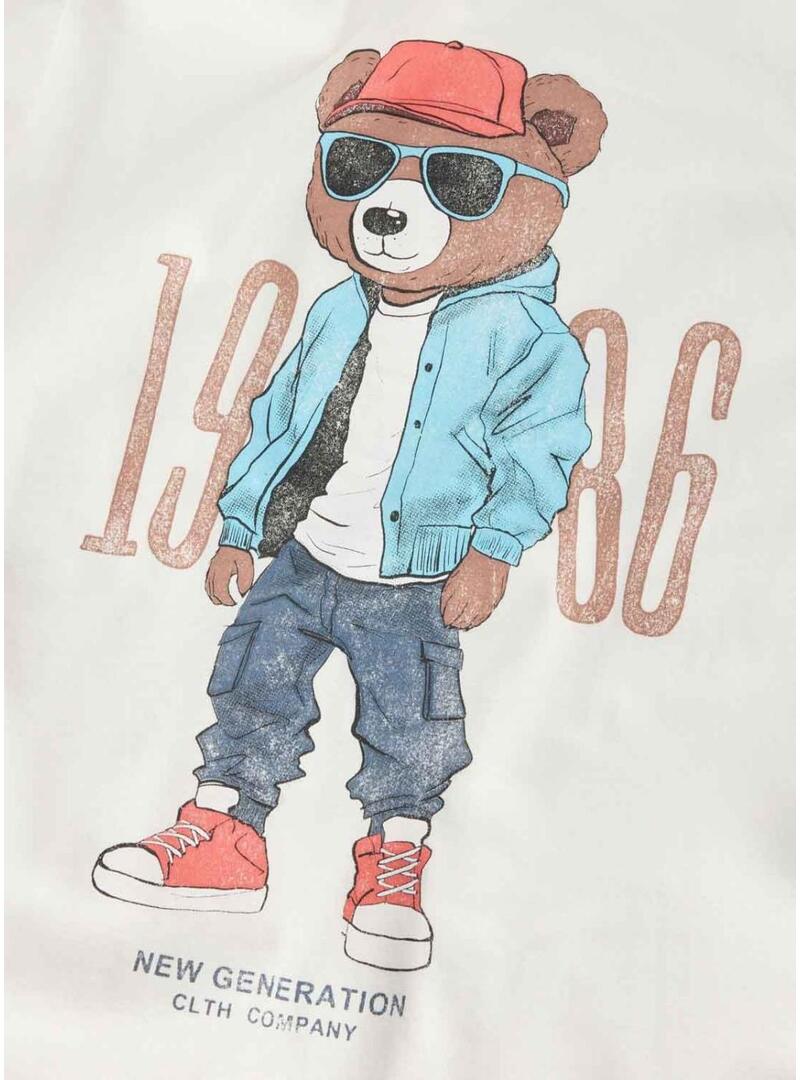 Maglietta Name It Dobs bianca per bambino