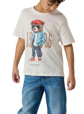 Maglietta Name It Dobs bianca per bambino