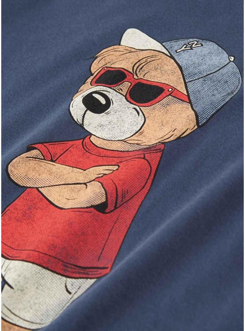 Maglietta Name It Dobs blu scuro per bambino