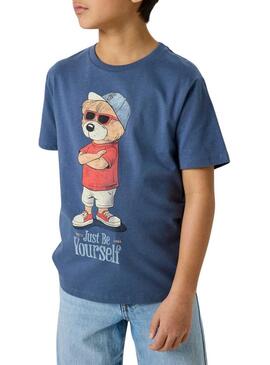 Maglietta Name It Dobs blu scuro per bambino