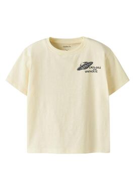 Maglietta Nameit Dib gialla per ragazzi.