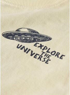 Maglietta Nameit Dib gialla per ragazzi.