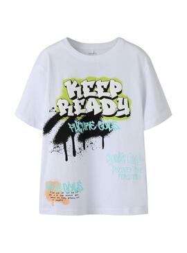 Maglietta Name It Flynn bianca per bambino