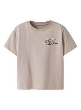 Maglietta Name It Digro cammello per ragazzo